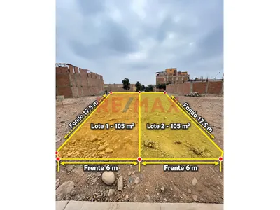 Venta De Terreno De 105 M² – Urb. Las Cascadas, Carabayllo