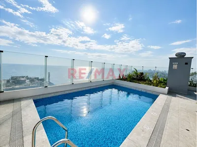 Alquiler De Departamento En Miraflores Limite Con San Isidro Vista Al Mar (Lateral)