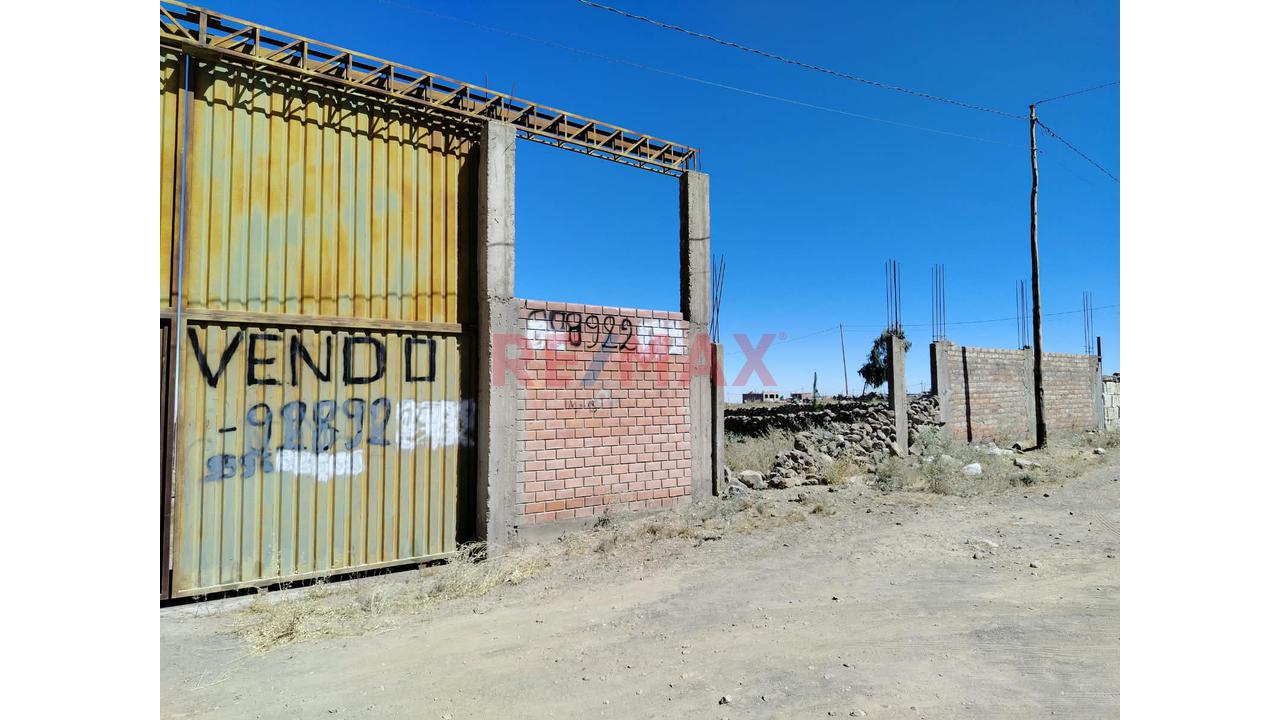 Venta De Terreno Anunas Cuadras De La Municipalidad De Yura