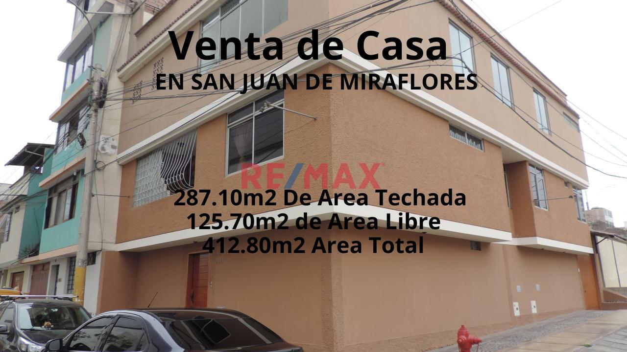 Venta De Casa En San Juan De Miraflores  287.10M2 Construida