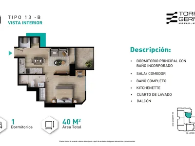 Modelo P4-P18-X13 · Pisos 4 al 18