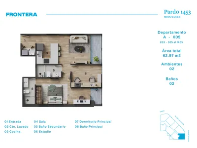 Modelo AX5 · Pisos 11, 12, 14