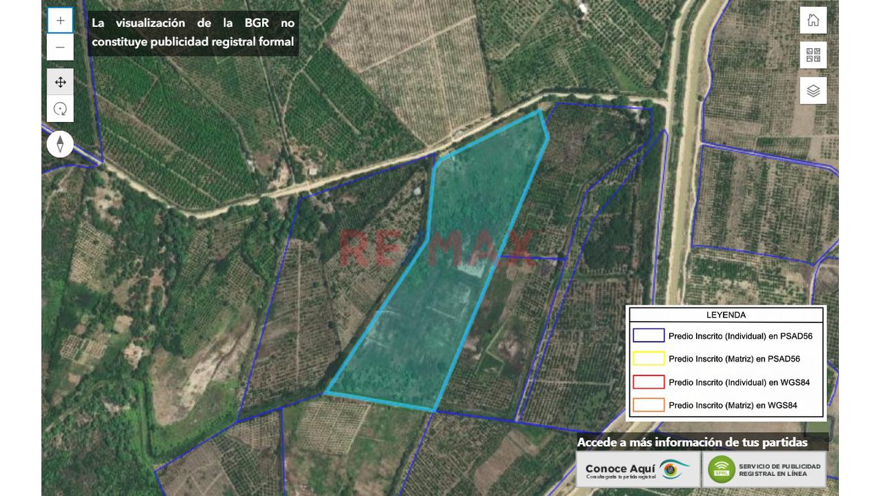 Vendo Terreno Agricola 13.04 Hectareas En Cieneguillo Sur Sullana