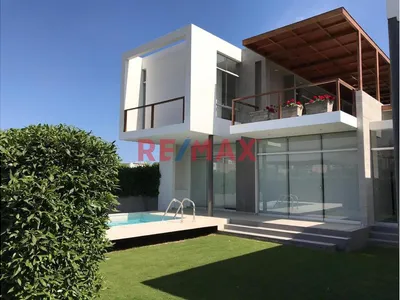 Hermosa Y Exclusiva Casa Con Piscina En Urb. Privada De Mejia