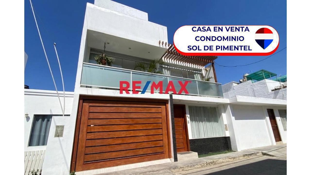 Casa En Venta - Condominio Sol De Pimentel - Chiclayo