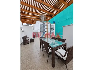 Dúplex Penthouse Amoblado Con Terraza Y Jacuzzi En Alquiler En Miraflores
