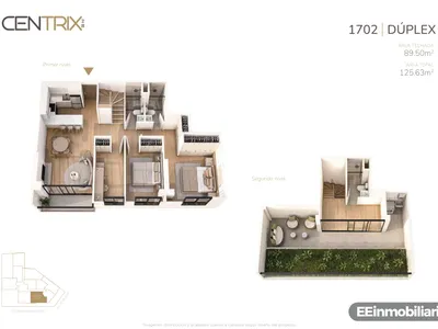 Departamento 4 dorm. 125.63 m²