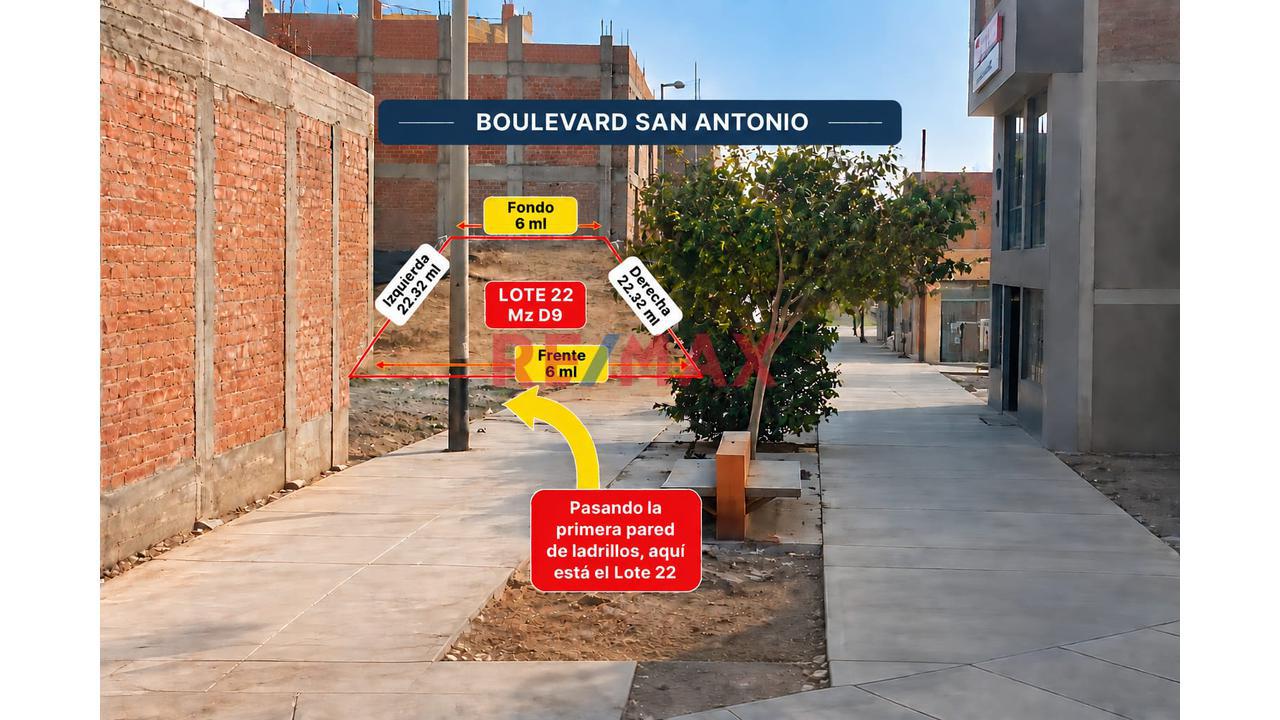 Se Vende Terreno A Unos Pasos De La Av. Saco Rojas
