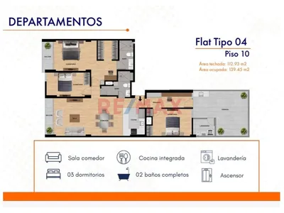 Proyecto¡ Venta De Departamento En San Andres A Pocos Metros De La Unt- Piso 10- 141.60M2-514.100