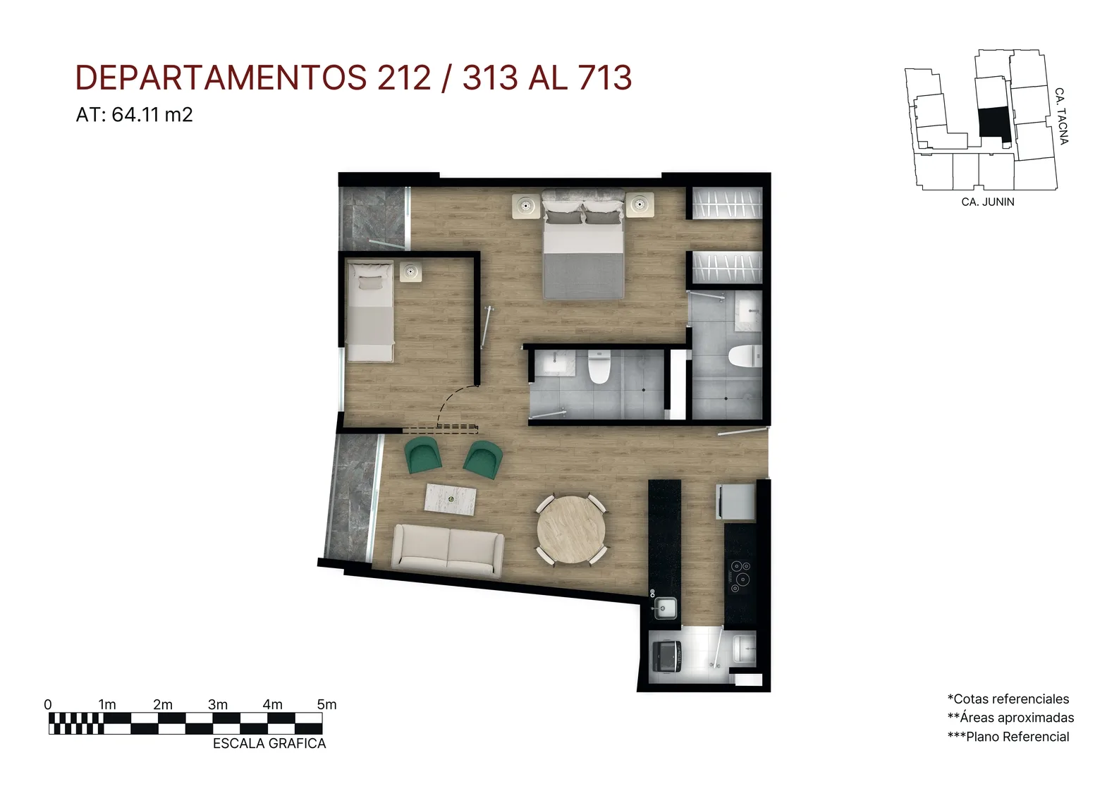 Modelo X13 FLEX · Pisos 2, 5, 6, 7