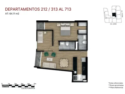 Modelo X13 FLEX · Pisos 2, 5, 6, 7