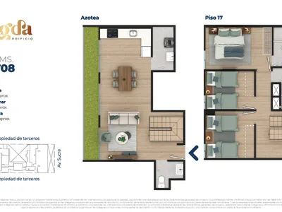 Departamento 3 dorm. 101 m²