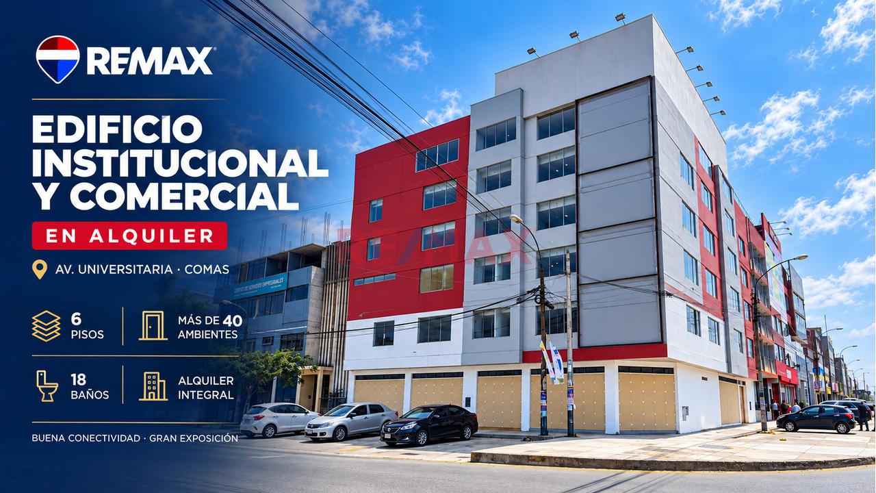 Edificio Institucional Y Comercial En Alquiler
