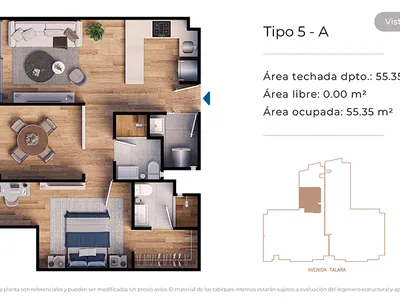 Modelo Tipo 5-A · Pisos 2 al 13