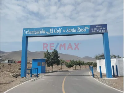 Invierte En Tu Terreno De 136 Mt !! Urb. El Golf Santa Rosa Etapa I , Ancon