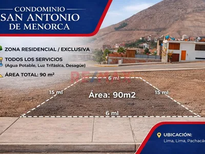 🏡 Terreno En Venta – Zona Residencial De Manchay 🏡