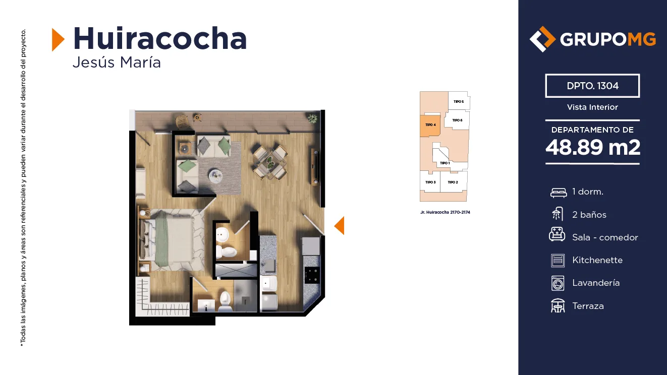 Modelo Tipo4 · Piso 14