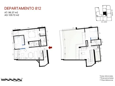Modelo Duplex Flex con terraza 812