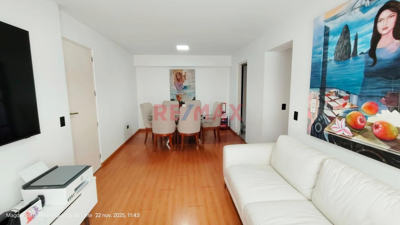 Venta De Departamento En Magdalena Del Mar De 81M2 – 5To Piso