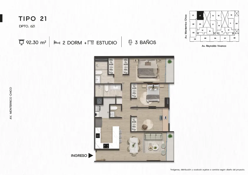 Modelo DPTO. 621
