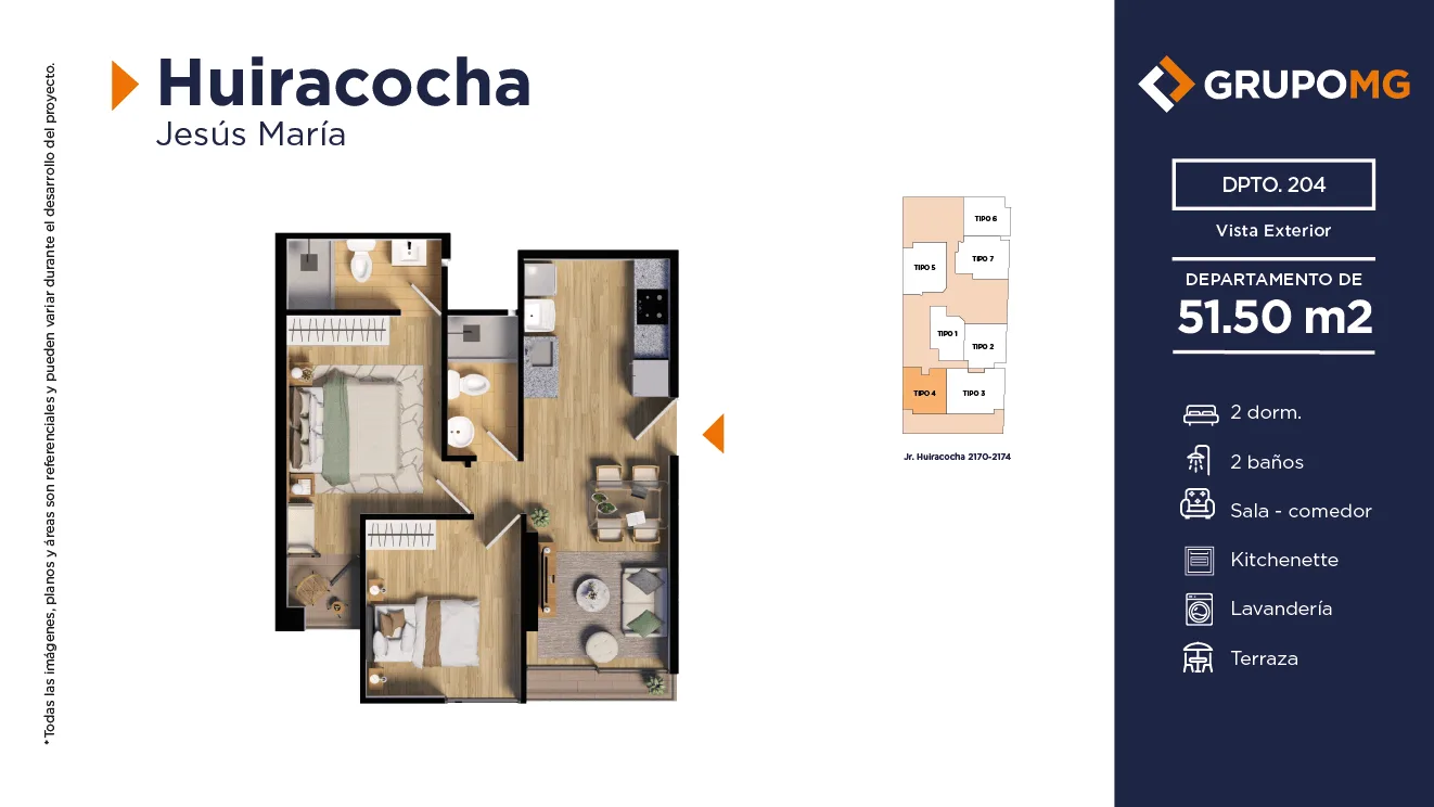 Modelo Tipo4 · Piso 2