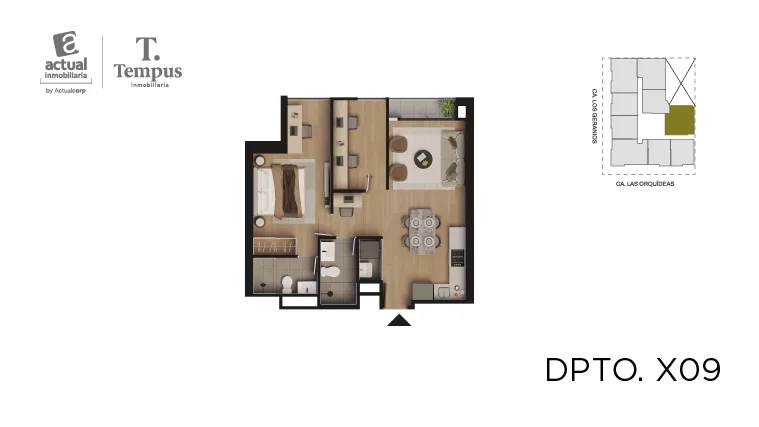 Modelo A9 · Pisos 2 al 22