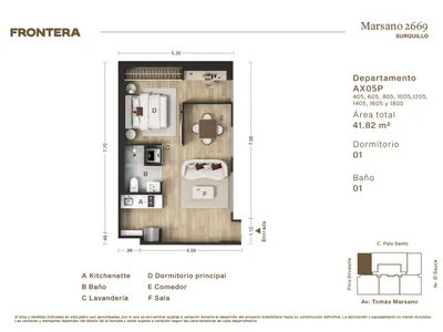 Modelo AX05-P · Pisos 4 al 18