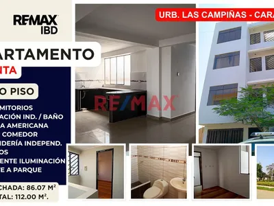 Vendo Departamento Urb Las Campiñas Carabayllo + Ambiente Independiente Con Baño (Ideal Para Oficina, Estudio O Alquiler).