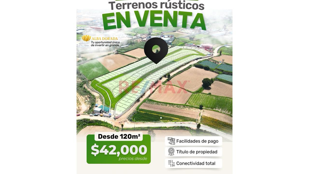 Vndo Terreno Rustico Para Casa Huerta En Sachaca