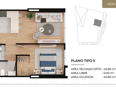 Modelo Tipo 5 · Pisos 3 al 22