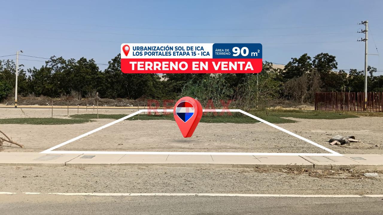 🏡✨ ¡Invierte En Tu Futuro! Terreno En Venta – Urbanización Sol De Ica (Los Portales) Xv Etapa ✨🏡