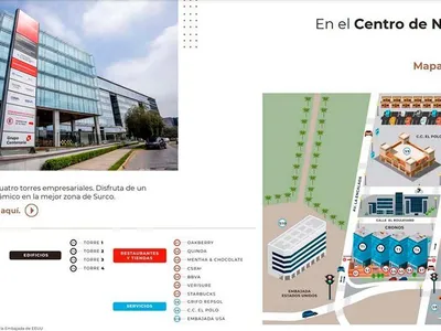 Alquiler de Oficina en Santiago de Surco - Lima 0 Dormitorio 
