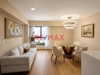 Se Vende Moderno Departamento Con Balcón Y Jardín En Miraflores. Edificio Con Áreas Comunes