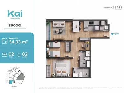 Modelo Tipo X01 · Pisos 4 al 11