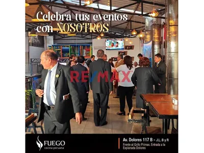Traspaso De Local "Fuego Cocina Peruana"  Zona Altamente Comercial