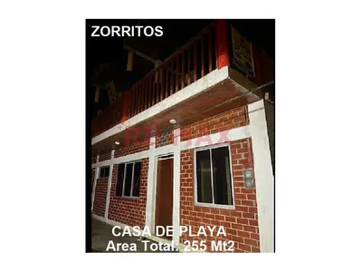 Venta Casa De Playa Incluso Uso Comercio Para Restaurante En Zorritos Tumbes