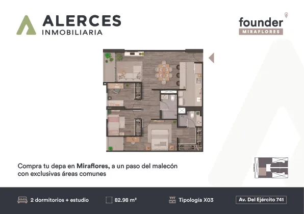 Modelo x03 · Pisos 3 y 6