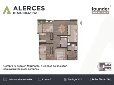 Modelo x03 · Pisos 3 y 6