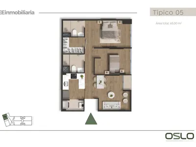 Modelo Tipo 05 · Pisos 2, 3, 5, 6, 7