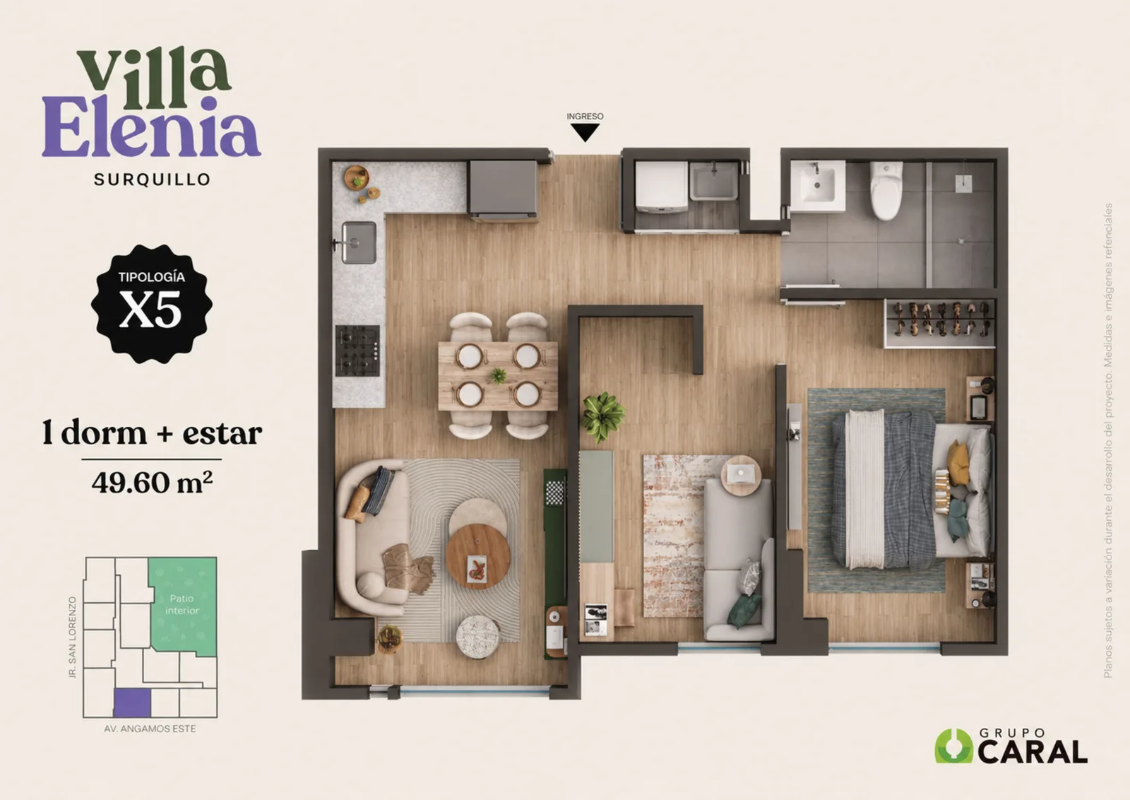 Modelo X5 · Pisos 18, 19, 20, 21