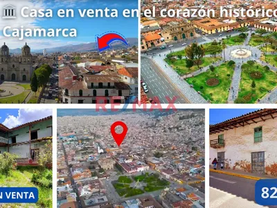 🏛️ Casa En Venta  823M2 –  En El Corazón Histórico De Cajamarca