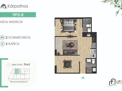 Modelo TIPO 8 · Pisos 2, 4, 5, 6, 7