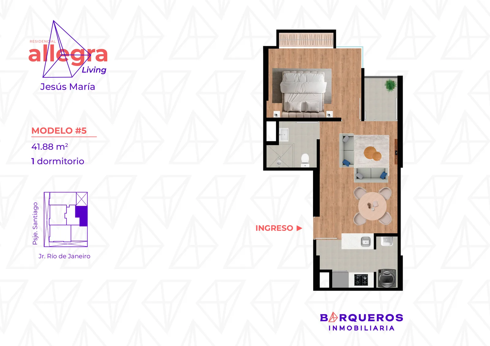 Modelo 5 · Pisos 2, 6, 7, 8, 9