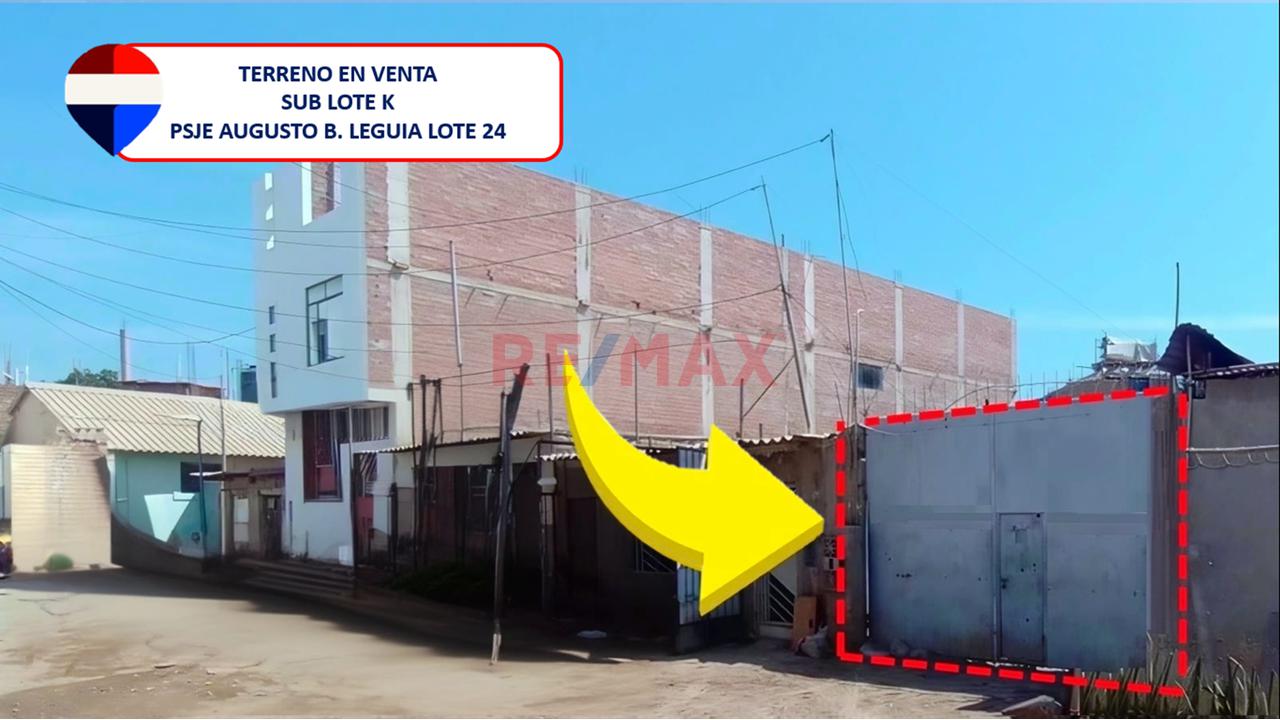 Terreno Urbano En Venta Av Leguia Chiclayo