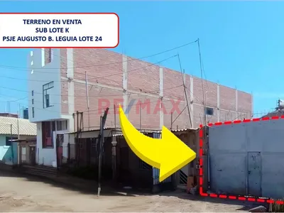 Terreno Urbano En Venta Av Leguia Chiclayo