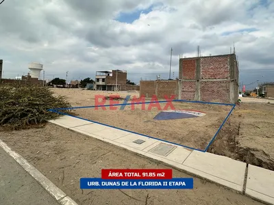 Terreno Frente A Avenida - Dunas De La Florida Ii Etapa (Ica)