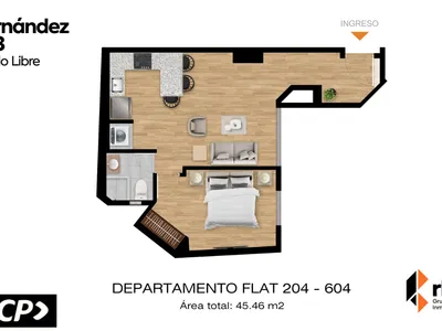 Modelo TIPO 4 · Pisos 2, 4, 5, 6