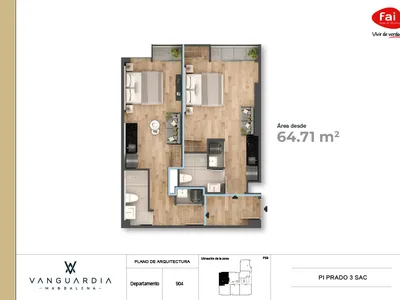 Modelo X04 FLEX · Pisos 8, 9, 10, 11
