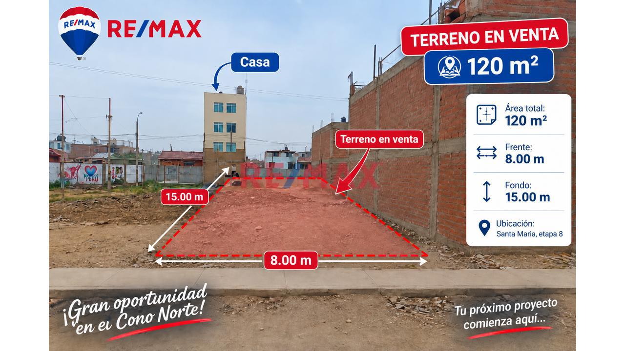 TERRENO EN VENTA SANTA MARIA – ETAPA 8 | 120 m²