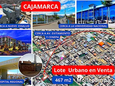 Oportunidad De Inversión En Cajamarca – Vendo Lote De 467 M2  Mollepampa
